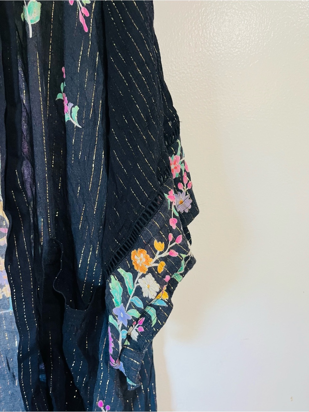 SPELL & The Gypsy Collective Jimi Midi Robe Charcoal Kimono OS - Picture 4 of 15